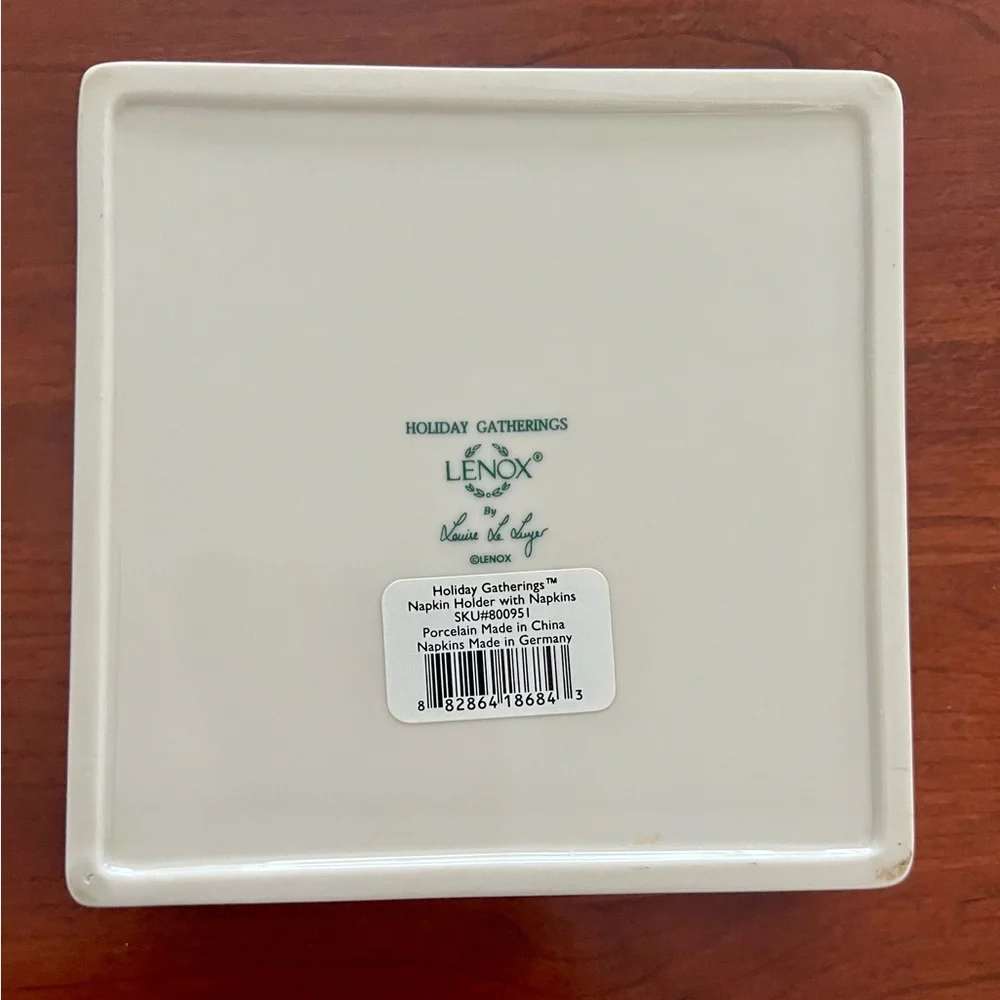 Lenox Holiday Cocktail Napkin Holder